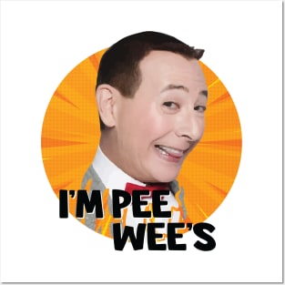 Pee-Wee's Beautiful Orange Background Posters and Art